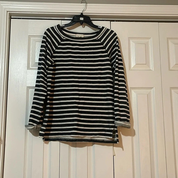 Max Studio Weekend Striped Pullover Sweatshirt Sweater - Picture 1 of 8